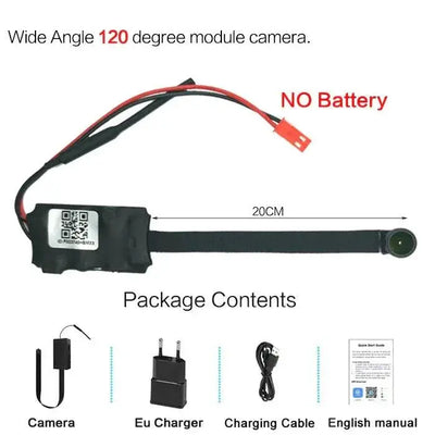 Compact WiFi Nanny Camera With Motion Detection Remote
