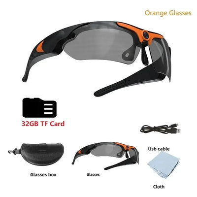 1080P Full HD Mini Camera Sunglasses For Outdoor Sports DVR Wide Angle - stepyours.com