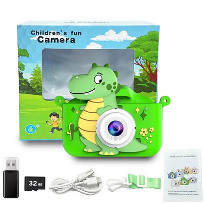 Mini Kids Camera Cute Digital Children Camera 32GB Card 1080p HD Educational Toy - stepyours.com