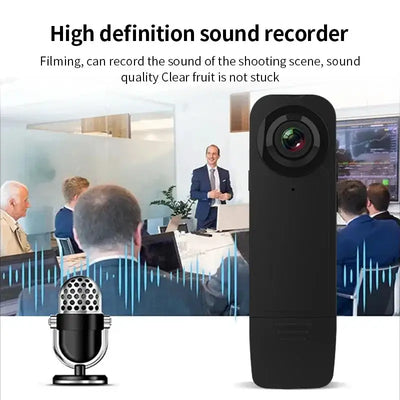 A18 1080P HD Mini Camera Sport Hiking Mini Pen Cam Night Vision Micro Camcorder Portable Bodycam DV Video Recorder