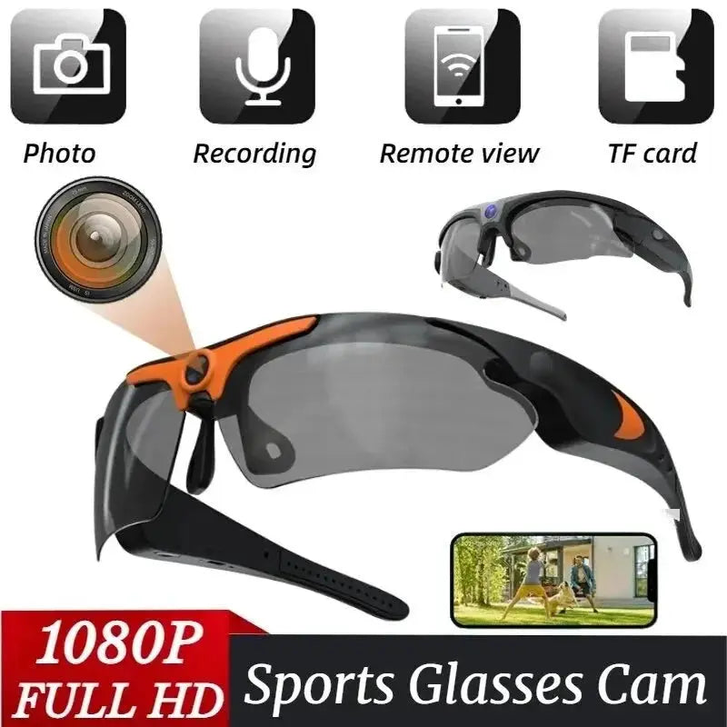1080P Full HD Mini Camera Sunglasses For Outdoor Sports DVR Wide Angle - stepyours.com