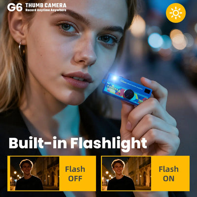 G6 Thumb Keychain Camera 0.96inch Mini Camera Retro Support Memory Card 1080P Very Small Camcorder Video Recorder with Flash New