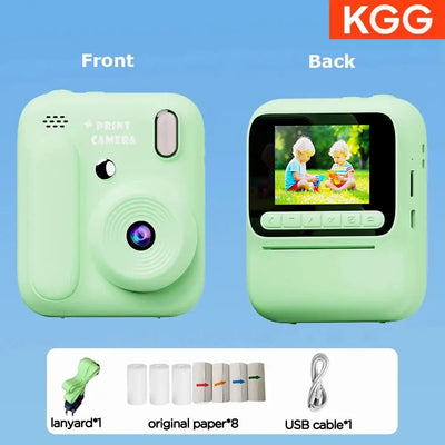 Color Printing Thermal Print Kids Instant Camera 32GB 1080P Digital Gift - stepyours.com