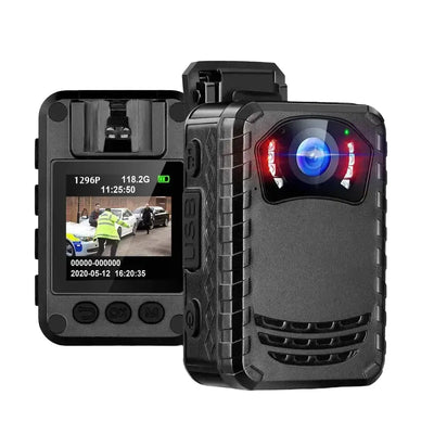 BOBLOV N9 Mini Body Camera Full HD 1296P Body Mounted Camera Small Portable Night Vision Police Body Cam 128GB/258GB mini camera