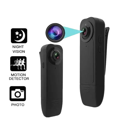 A18 1080P HD Mini Camera Sport Hiking Mini Pen Cam Night Vision Micro Camcorder Portable Bodycam DV Video Recorder