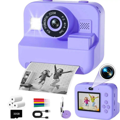 IAURA Educational Kids Camera 1080P Mini Video Camera With 32GB Card - stepyours.com