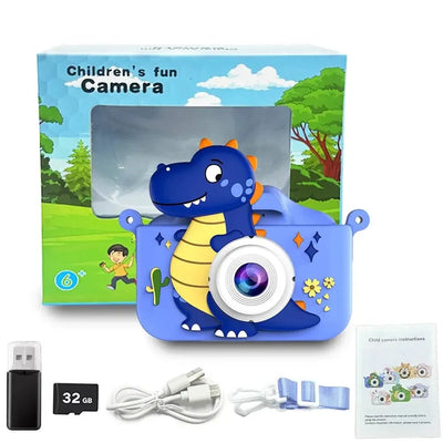 Mini Kids Camera Cute Digital Children Camera 32GB Card 1080p HD Educational Toy - stepyours.com