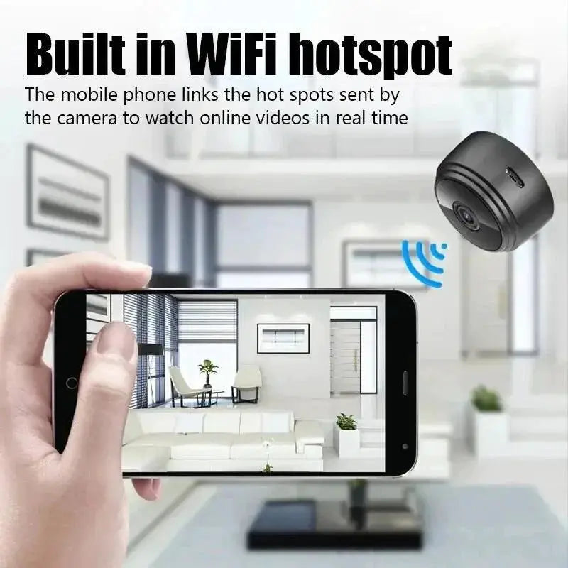 A9 WiFi Mini Camera 720P Indoor Security For Home Office Infant Pet Monitoring - stepyours.com
