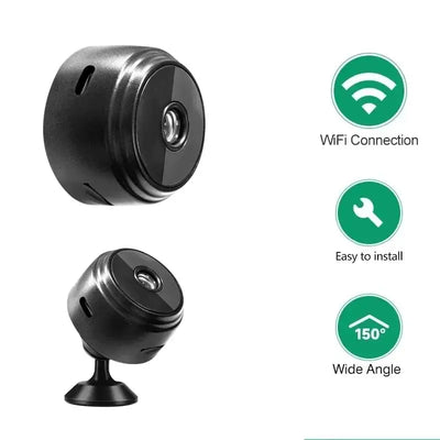 A9 Mini Camera - 1080P WiFi Security for Home Surveillance and Remote Monitoring by stepyours.com