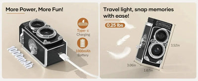 CHUZHAO Vintage Mini Digital Camera Autofocus 12MP 1080P FHD Vlogging Portable - stepyours.com