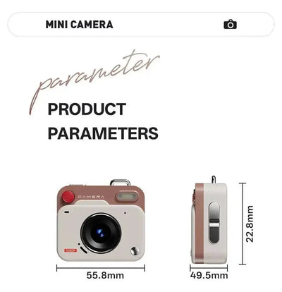 Must Have Retro CCD Mini Digital Camera Keychain With 1.77 Inch HD Video - stepyours.com