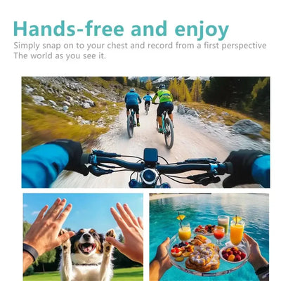 Amorus Mini 2.7K Action Camera Pocket Sized Adventure Recorder - stepyours.com