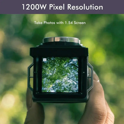 Chuzhao Mini Retro Digital Camera 12MP 1080p 1.54 Inch Screen Portable Gift - stepyours.com