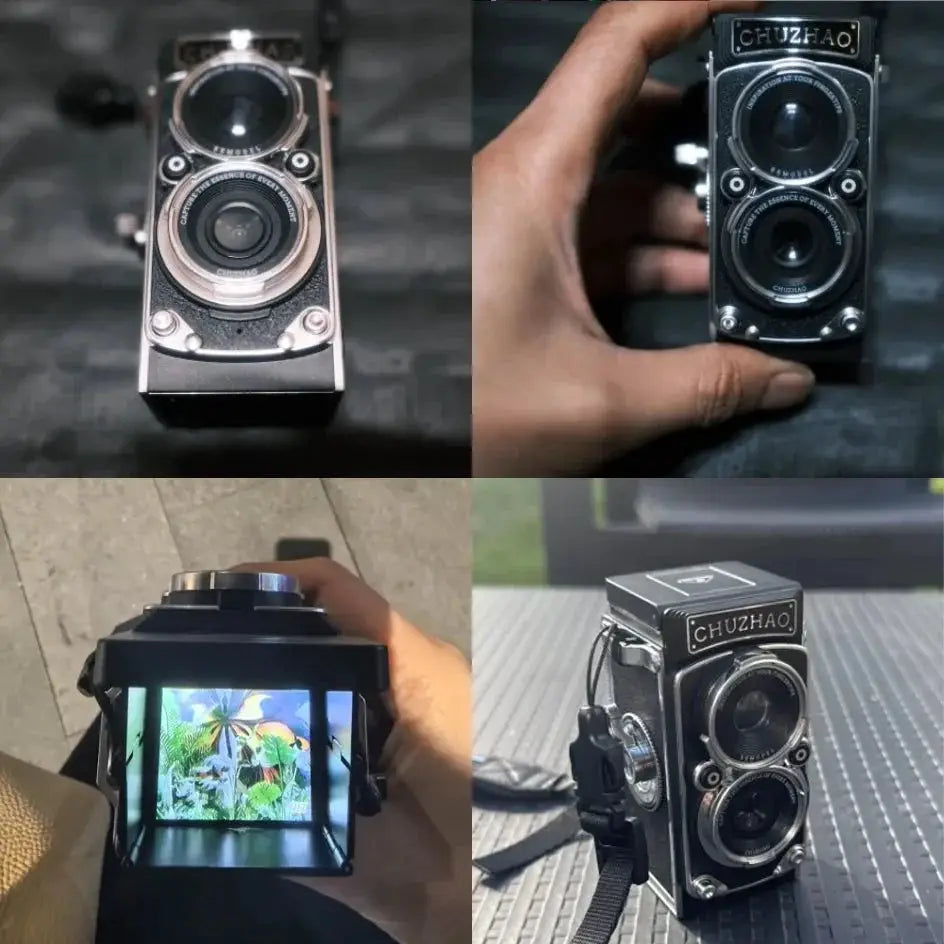 CHUZHAO Vintage Mini Digital Camera Autofocus 12MP 1080P FHD Vlogging Portable - stepyours.com