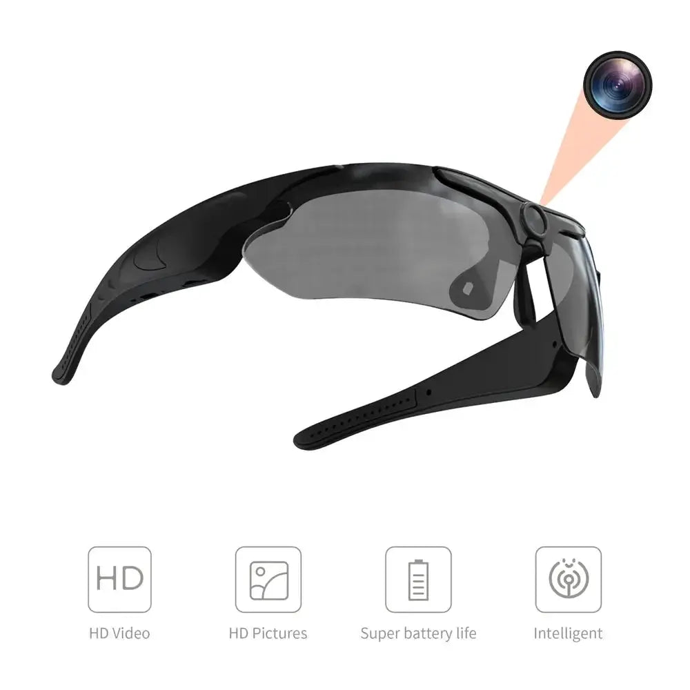 1080P Full HD Mini Camera Sunglasses For Outdoor Sports DVR Wide Angle - stepyours.com