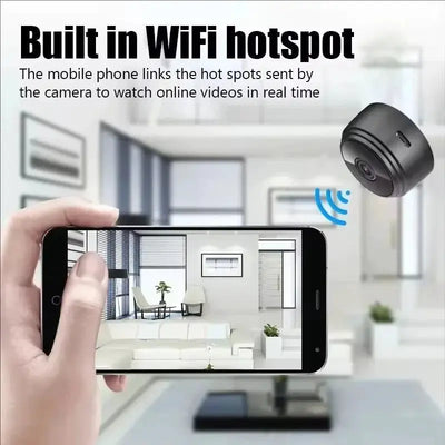 A9 WiFi Mini Camera - 720P HD Security Monitoring And Night Vision - stepyours.com