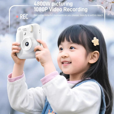 Color Printing Thermal Print Kids Instant Camera 32GB 1080P Digital Gift - stepyours.com