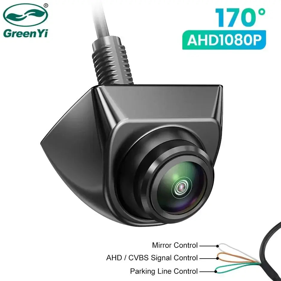 GreenYi 170 Degree AHD Car Rear View Camera Mini Fisheye 360 Degree Night Vision - stepyours.com