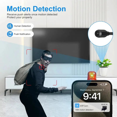 HD 1080P Mini Camera Motion Detection WiFi Camera Video Recorder Indoor Security Protection Surveillance Camcorder Remote View