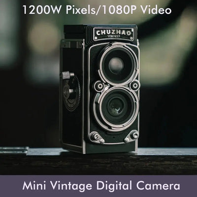 Chuzhao Mini Retro Digital Camera 12MP 1080p 1.54 Inch Screen Portable Gift - stepyours.com