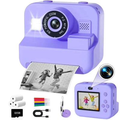 IAURA Educational Kids Camera 1080P Mini Video Camera With 32GB Card - stepyours.com