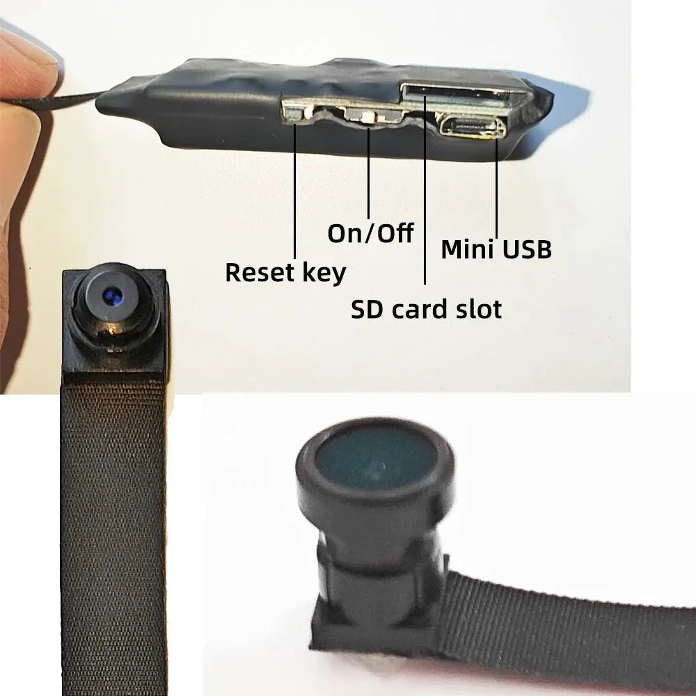 4K HD mini WiFi camera, supports remote viewing, motion detection, DIY small home nanny style HD wireless camera by stepyours.com