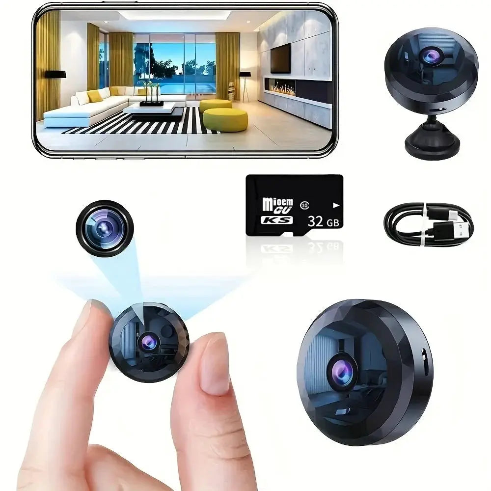 Mini WiFi Camera 1080P HD Wireless Security Camera Security Protection Voice Video Surveillance Night Version Camcorder 2025 New by stepyours.com