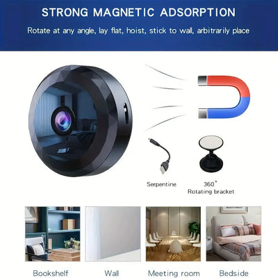 Mini WiFi Camera 1080P HD Wireless Security Camera Security Protection Voice Video Surveillance Night Version Camcorder 2025 New by stepyours.com