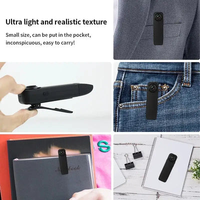 A18 1080P HD Mini Camera Sport Hiking Mini Pen Cam Night Vision Micro Camcorder Portable Bodycam DV Video Recorder