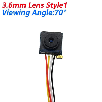 Mini FPV Analog Camera - 170 Degree Wide Angle 12x12mm Lens CVBS CCTV - stepyours.com