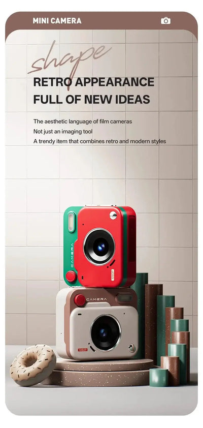 Must Have Retro CCD Mini Digital Camera Keychain With 1.77 Inch HD Video - stepyours.com