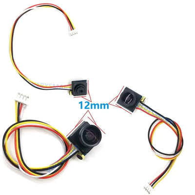 Mini FPV Analog Camera - 170 Degree Wide Angle 12x12mm Lens CVBS CCTV - stepyours.com