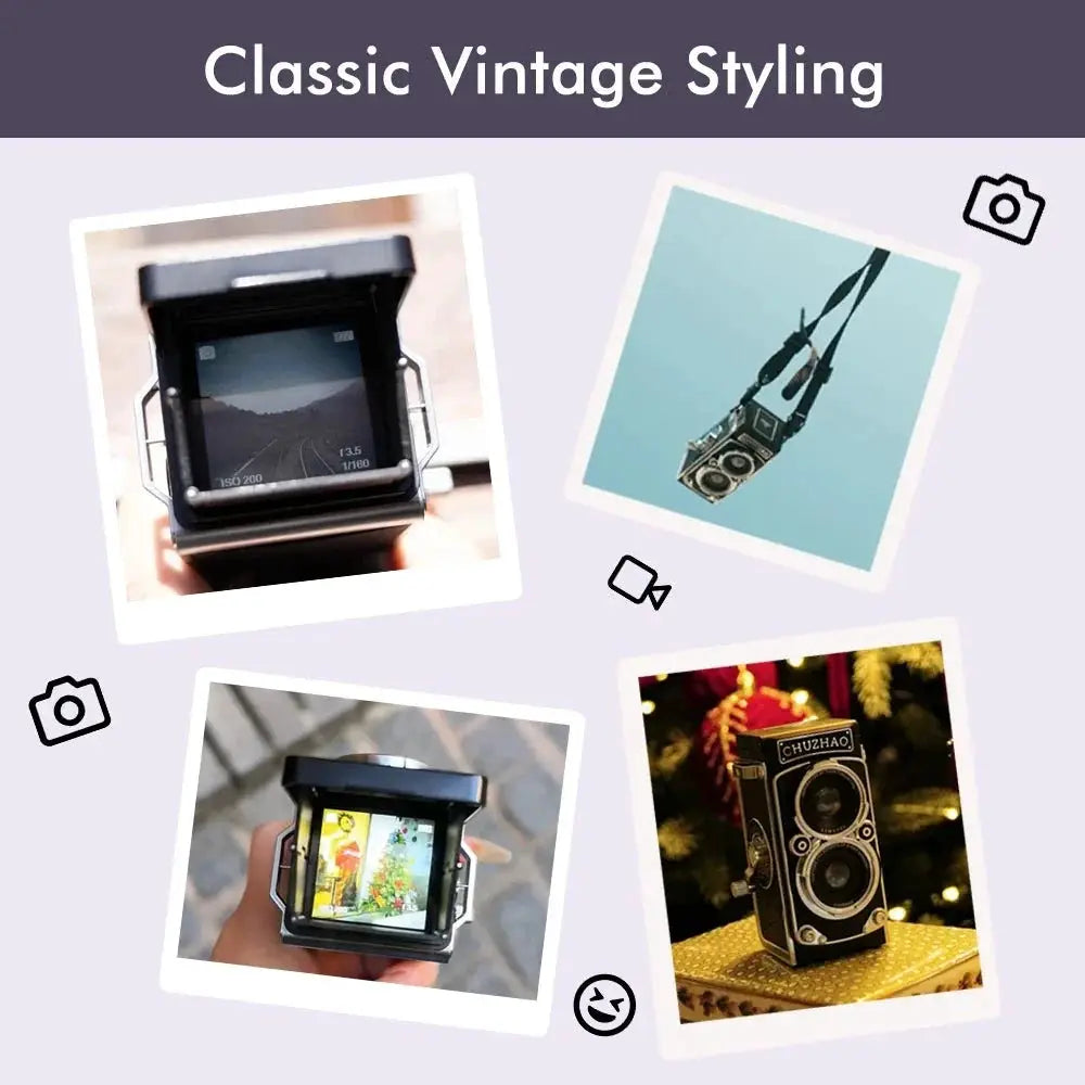 Chuzhao Mini Retro Digital Camera 12MP 1080p 1.54 Inch Screen Portable Gift - stepyours.com