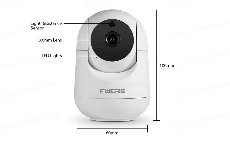 5MP HD WiFi Security Camera With Motion Detection For Baby And Pet Monitor Alexa - stepyours.com