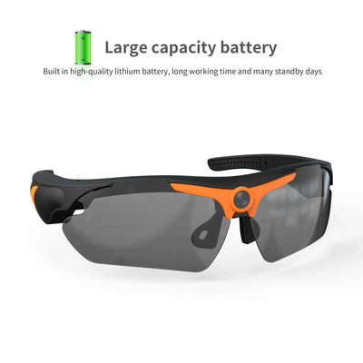 1080P Full HD Mini Camera Sunglasses For Outdoor Sports DVR Wide Angle - stepyours.com