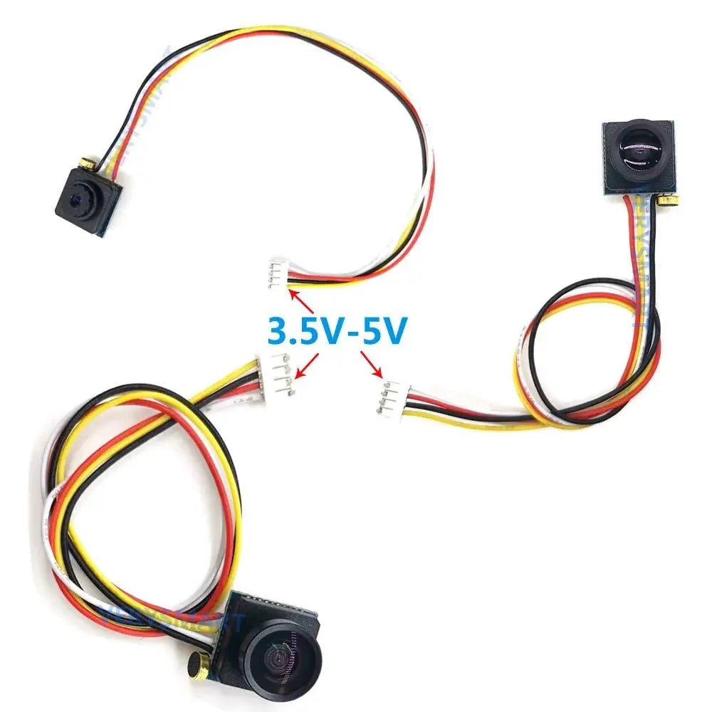 Mini FPV Analog Camera - 170 Degree Wide Angle 12x12mm Lens CVBS CCTV - stepyours.com