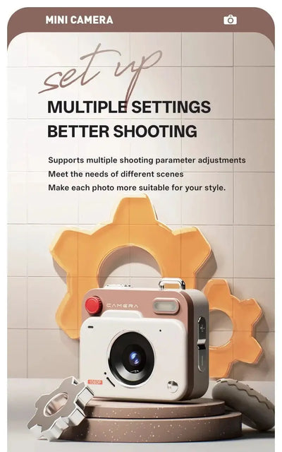 Must Have Retro CCD Mini Digital Camera Keychain With 1.77 Inch HD Video - stepyours.com