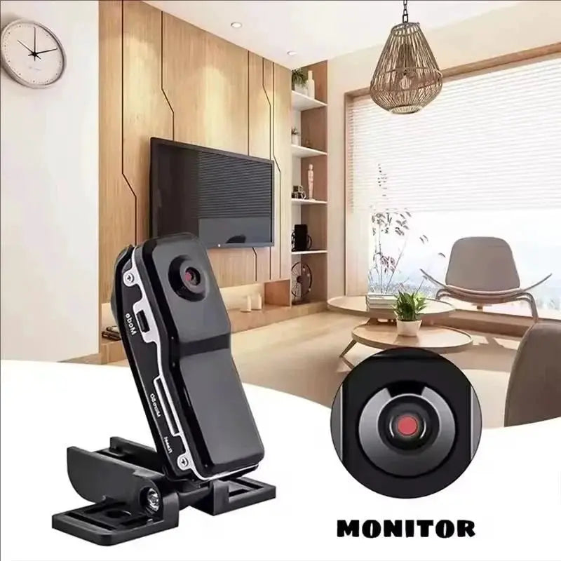Portable Mini HD DV Camera Body Camcorder Nanny Security Cam For Home Office - stepyours.com