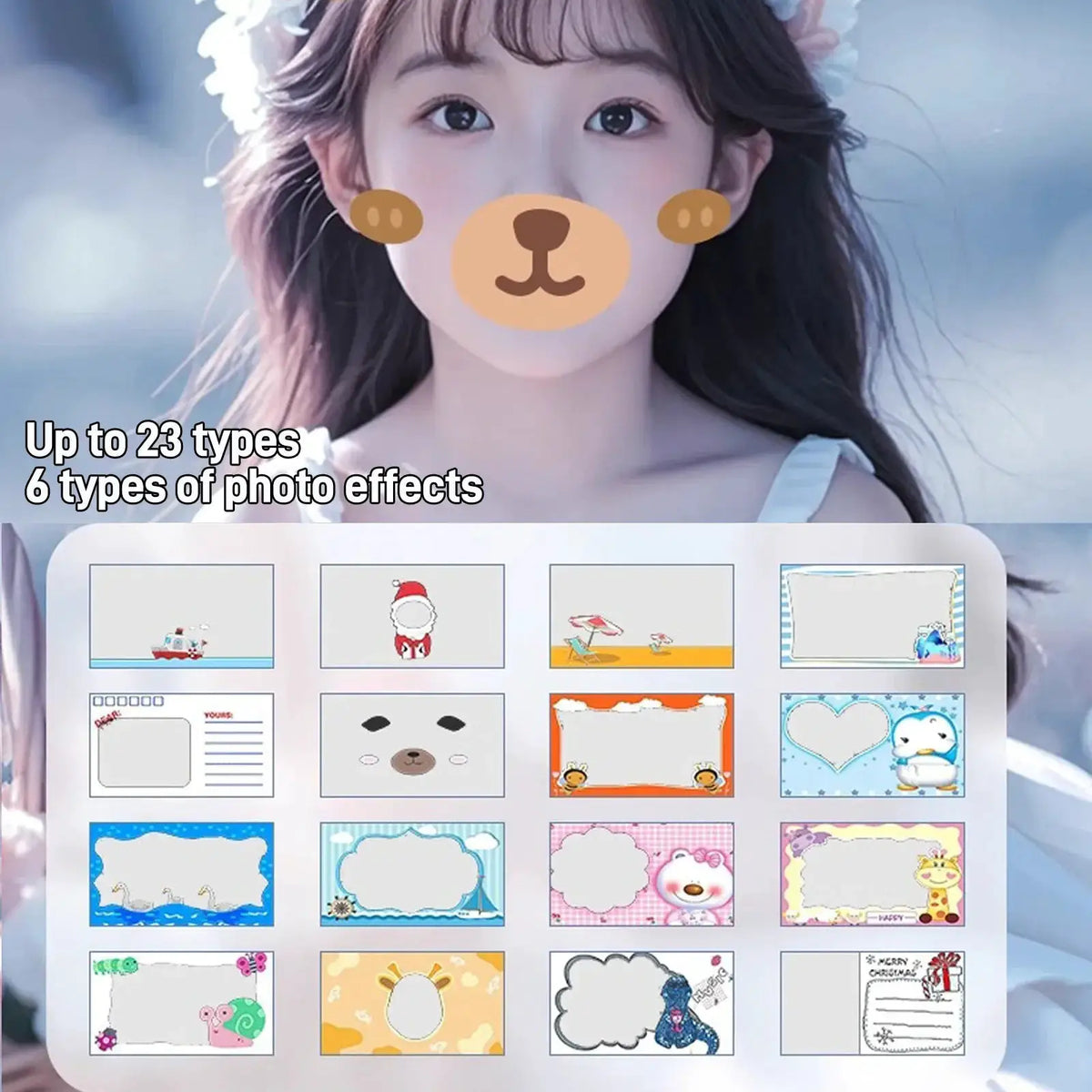 Color Printing Thermal Print Kids Instant Camera 32GB 1080P Digital Gift - stepyours.com