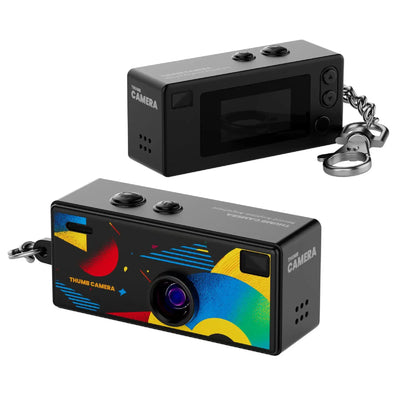 G6 Retro Mini Keychain Thumb Camera 1080P HD Recorder Built-in Flash Auto Focus 130° Wide Angle Lens LCD Screen Portable Camera
