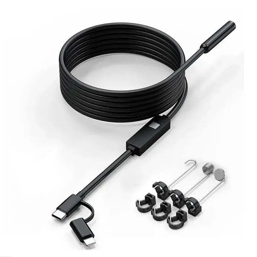 Android IOS 2 In 1 Endoscope Camera - Type C Waterproof Borescope - stepyours.com
