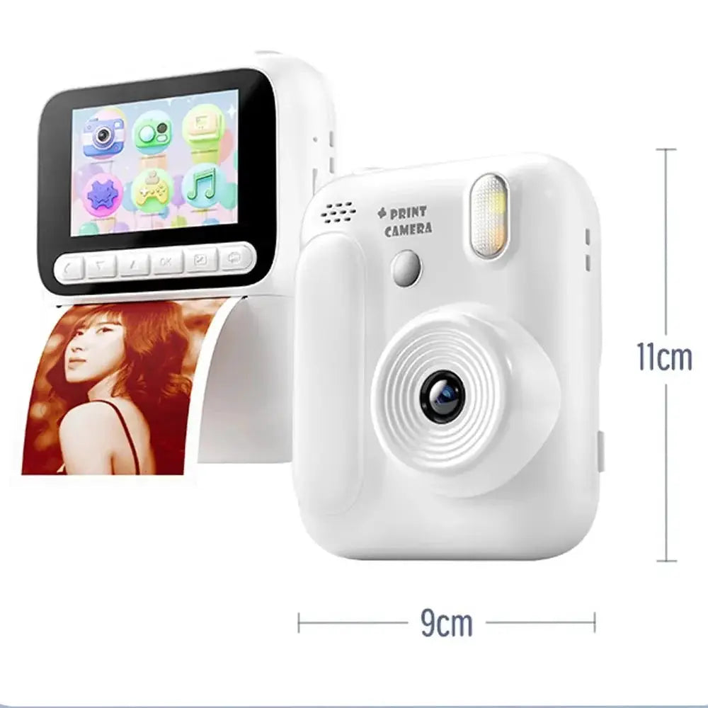 Color Printing Thermal Print Kids Instant Camera 32GB 1080P Digital Gift - stepyours.com