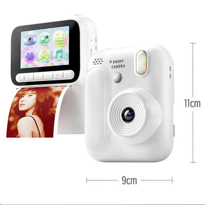Color Printing Thermal Print Kids Instant Camera 32GB 1080P Digital Gift - stepyours.com