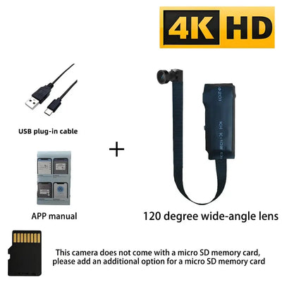 Newly improved 4K HD mini WiFi camera, supporting remote viewing, motion detection, DIY home nanny style camera by stepyours.com