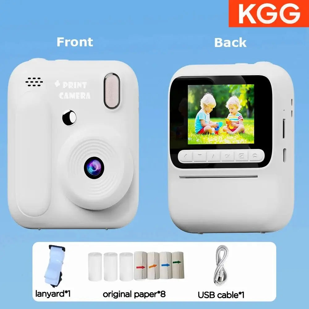 Color Printing Thermal Print Kids Instant Camera 32GB 1080P Digital Gift - stepyours.com