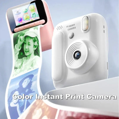 Color Printing Thermal Print Kids Instant Camera 32GB 1080P Digital Gift - stepyours.com