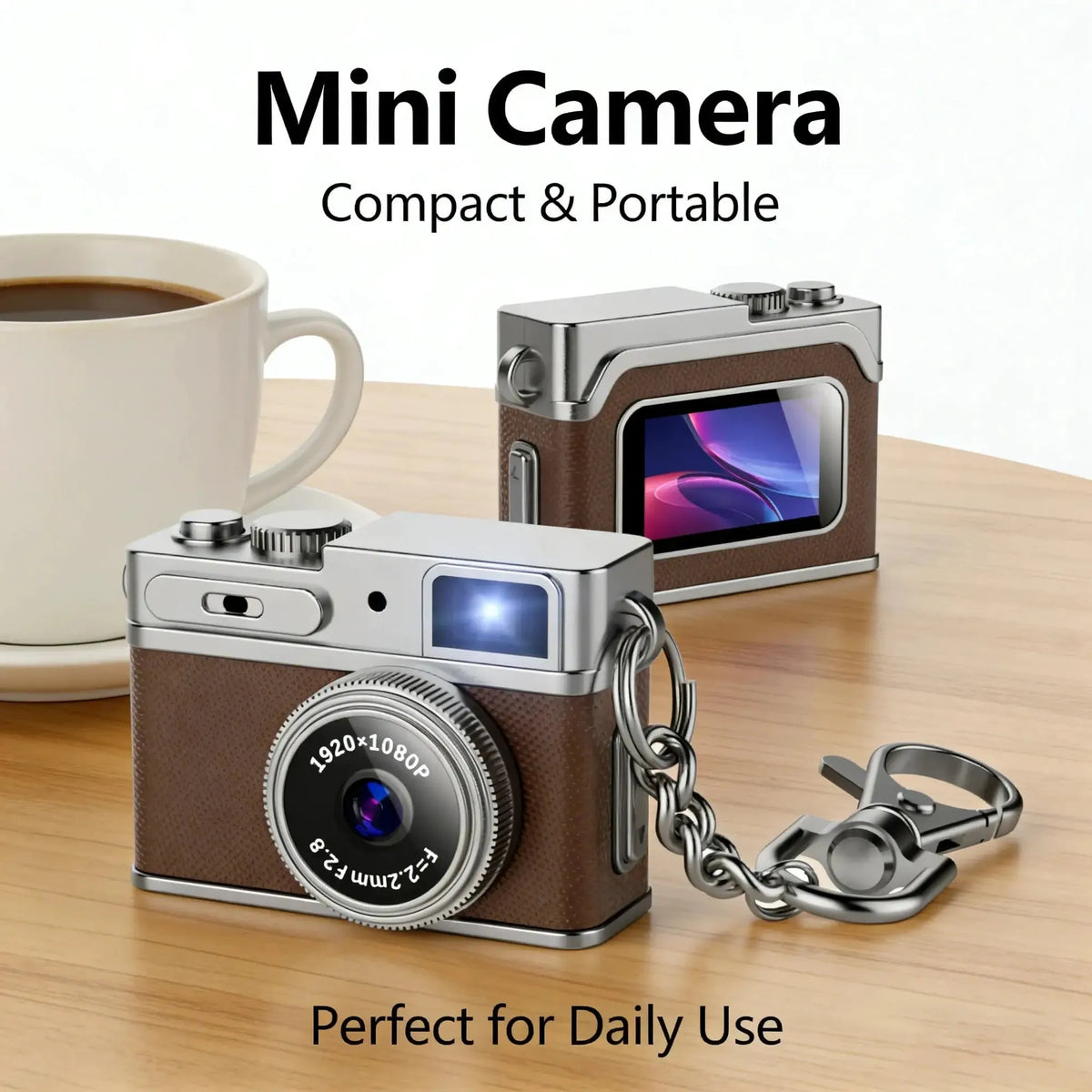 Catch Moments On The Go Mini Retro Snap Digital Camera With Six Filters 32GB