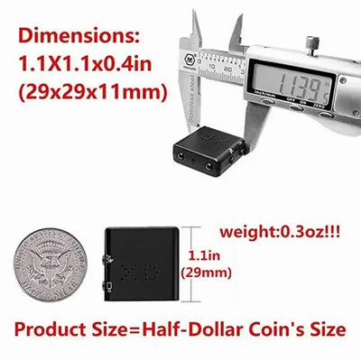 Covert Mini Camera Full HD 1080P No WiFi Night Vision For Home Surveillance