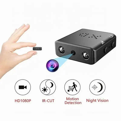 Covert Mini Camera Full HD 1080P No WiFi Night Vision For Home Surveillance