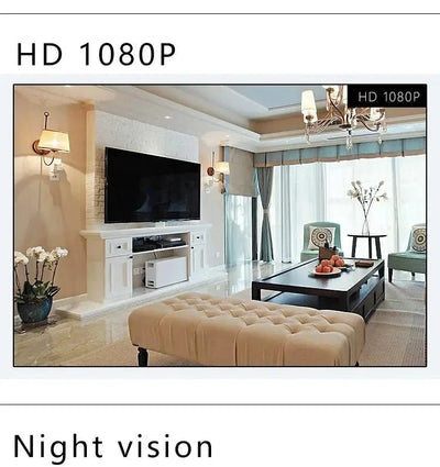Covert Mini Camera Full HD 1080P No WiFi Night Vision For Home Surveillance